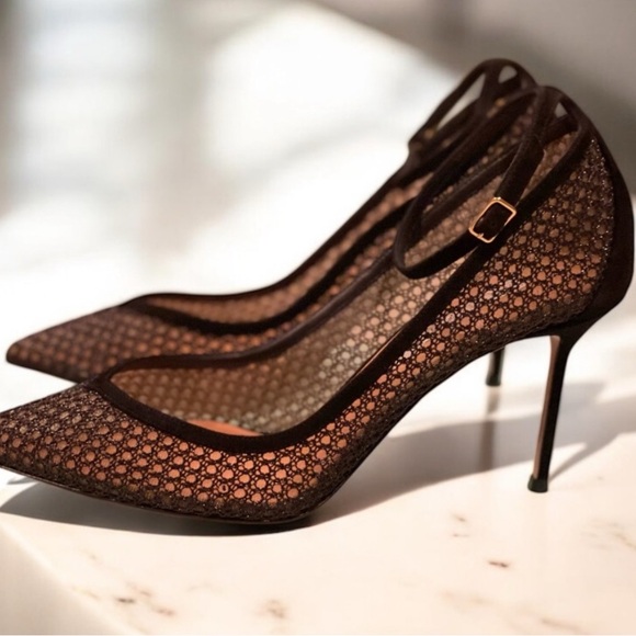 Aquazzura Asha Mesh Pumps - Picture 5 of 16